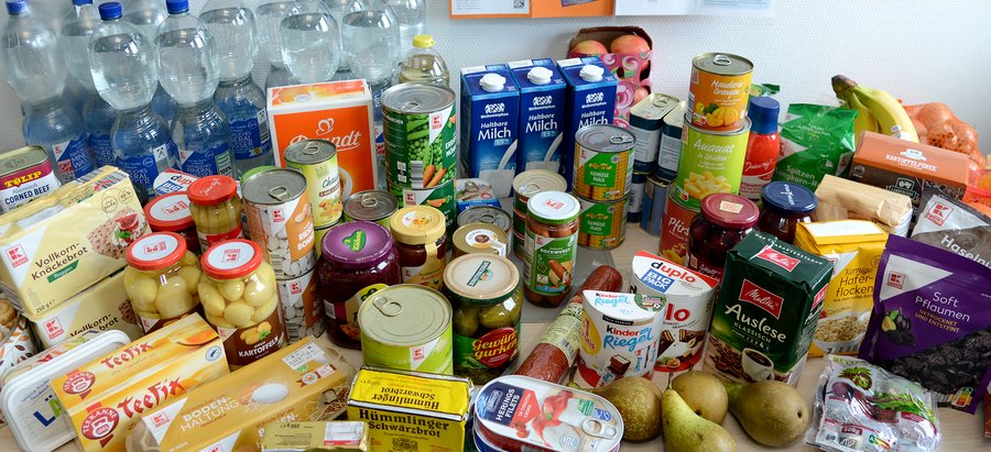 Lebensmittel als Notvorrat. Foto: Birgit Kalle/Kreis Soest Lebensmittel als Notvorrat. Foto: Birgit Kalle/Kreis Soest