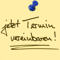 Post-it mit der Notiz "Jetzt Termin vereinbaren". Foto: Thomas Weinstock/Kreis Soest
