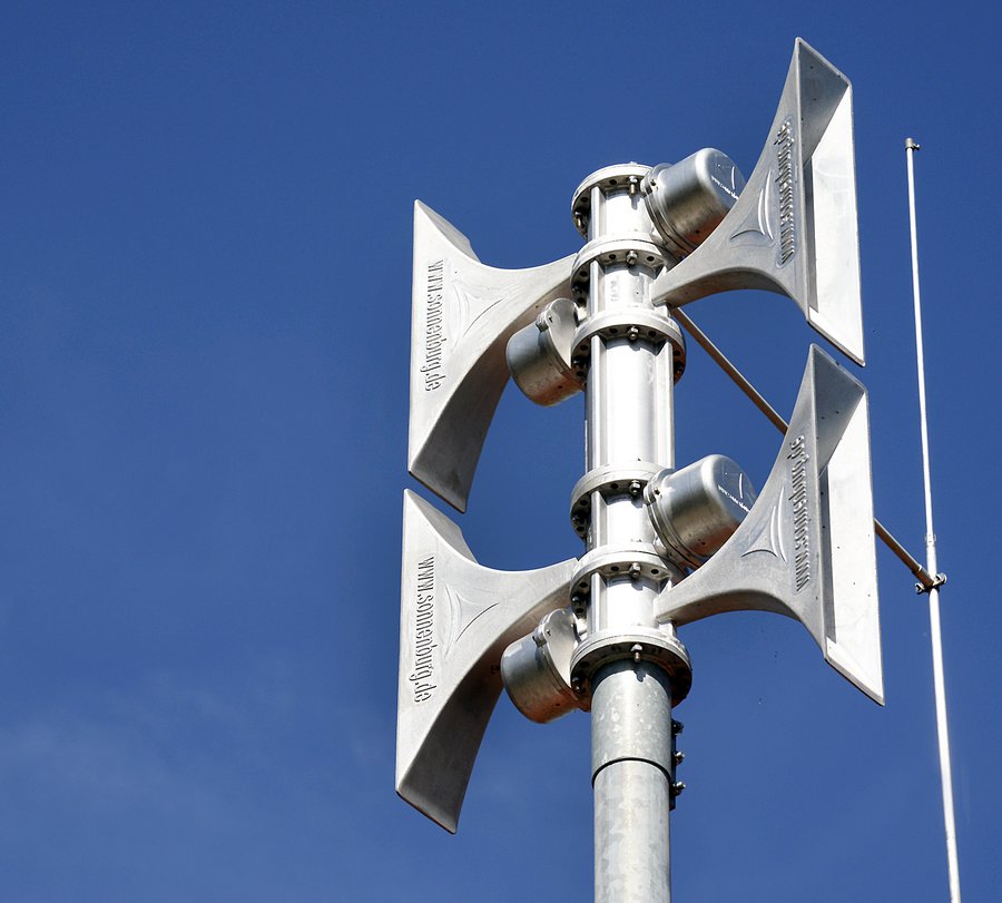 Sirene Feuerwehrgerätehaus Möhnesee-Büecke. Foto: Thomas Weinstock/Kreis Soest Sirene Feuerwehrgerätehaus Möhnesee-Büecke. Foto: Thomas Weinstock/Kreis Soest
