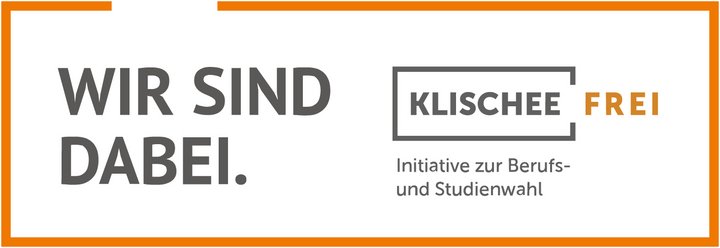 Das Webbanner der Initiative "Klischeefrei". © Sascha Meinert/Kompetenzzentrum Technik-Diversity-Chancengleichheit e. V.