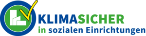 Logo Klimasicher in sozialen Einrichtungen
