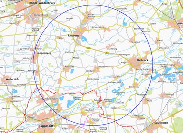 Überwachungszone Geflügelpest