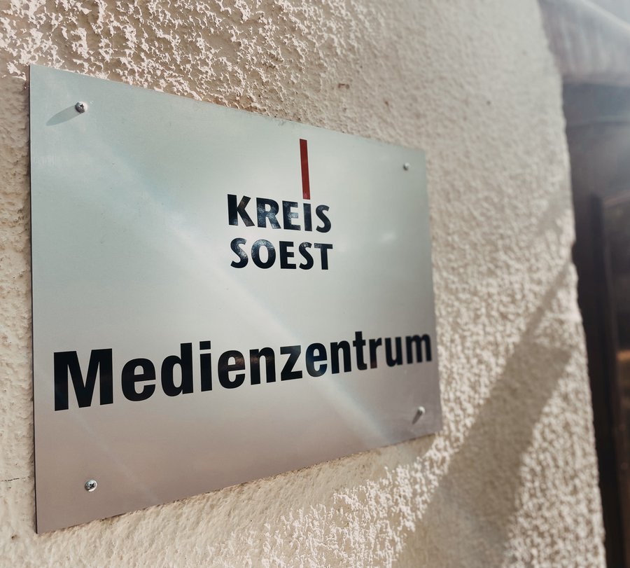 Türschild Medienzentrum