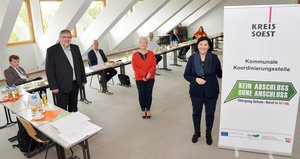 Gewinnung von Jugendlichen für die duale Ausbildung durch die heimischen Betriebe. Foto: Thomas Weinstock/ Kreis Soest Gewinnung von Jugendlichen für duale Ausbildung