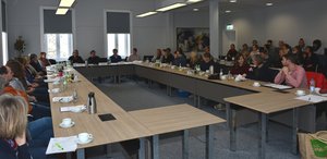 Teilnehmer*innen der Auftaktveranstaltung des 2. Durchgangs der "Qualifizierung zur Förderung rechenschwacher Kinder in der Grundschule" vom 23.01.2019. Foto: Anja Besse/Kreis Soest