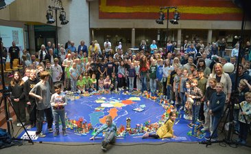 Friedliches Europa Gruppenbild