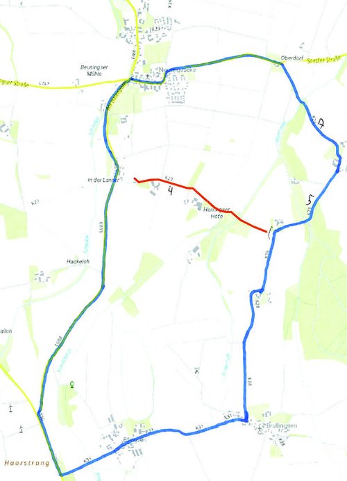 Karte K 23 Neuengeseke