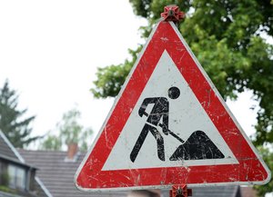 Baustellenschild. Foto: Judith Wedderwille/Kreis Soest
