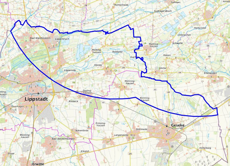 Überwachungszone Geflügelpest