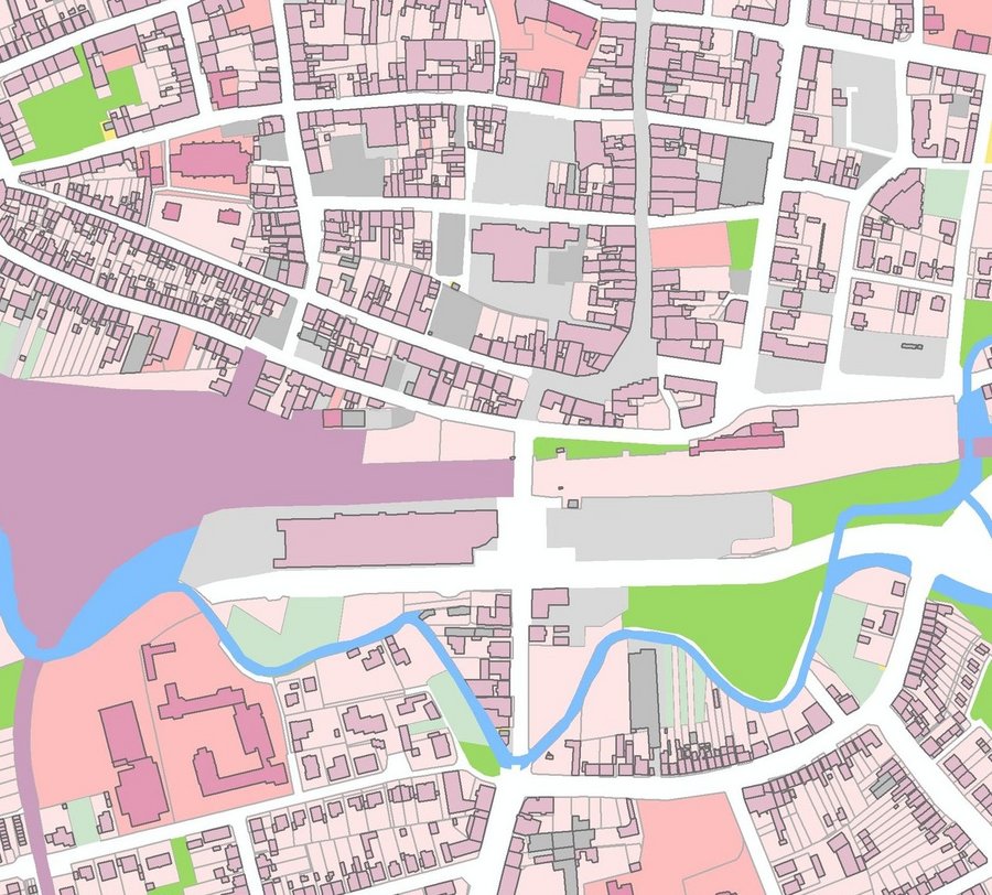 Ausschnitt eines Stadtplans. Foto: Kreis Soest/GIS