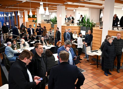 Wahlstudio im Kreishaus