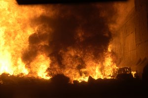 Viel Rauch in der Müllverbrennungsanlage in Hamm. Foto: Thomas Weinstock/ Kreis Soest