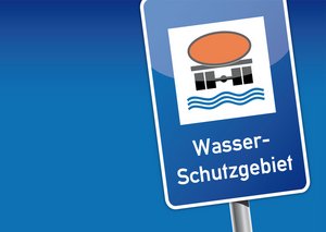 Schild Wasserschutzgebiet. Foto: © Trueffelpix - Fotolia.com