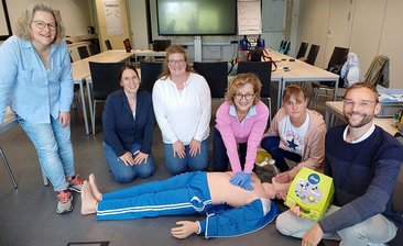 Schulung in Reanimation