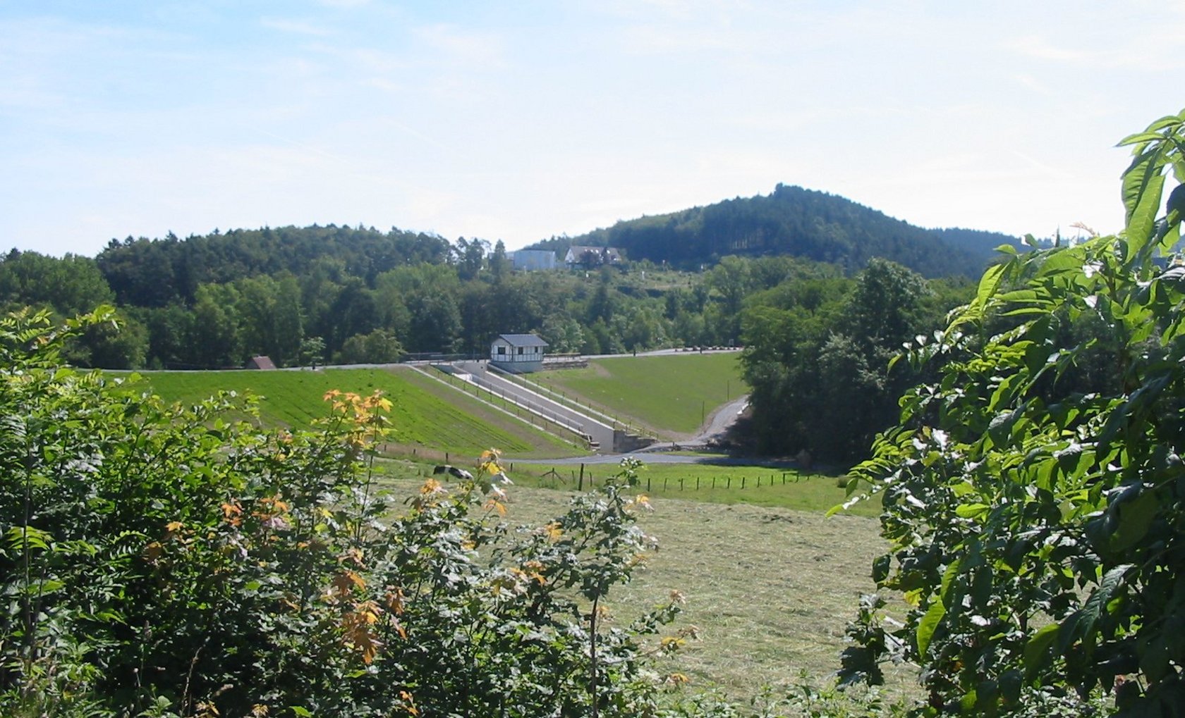 Hochwasserrückhaltebecken Widey in Warstein. Foto: Stephan Streicher/ Kreis Soest