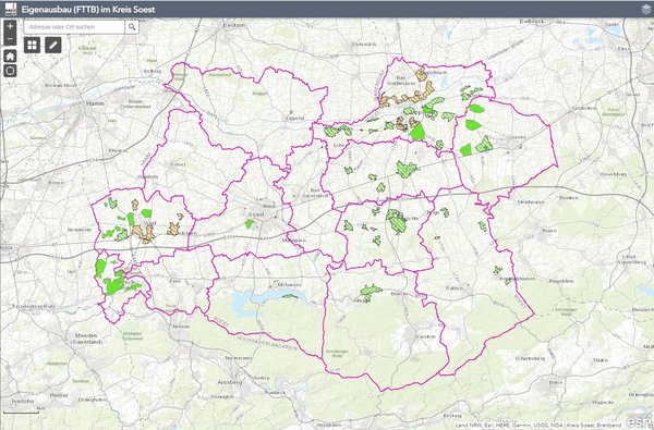 Vorschau Kartendienst. Screenshot: Keis Soest
