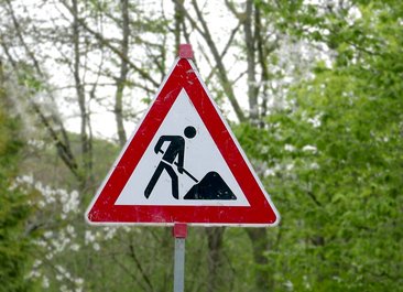 Baustellenschild