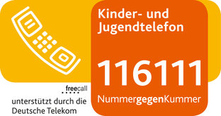 Bild mit der Telefonnummer zum Sorgentelefon.