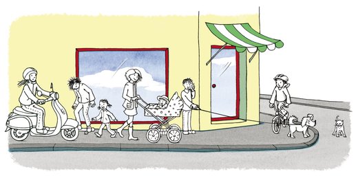 Schaue genau hin: Einige Menschen machen Fehler. Weißt Du, wer? Denke auch darüber nach, warum sie sich falsch verhalten.